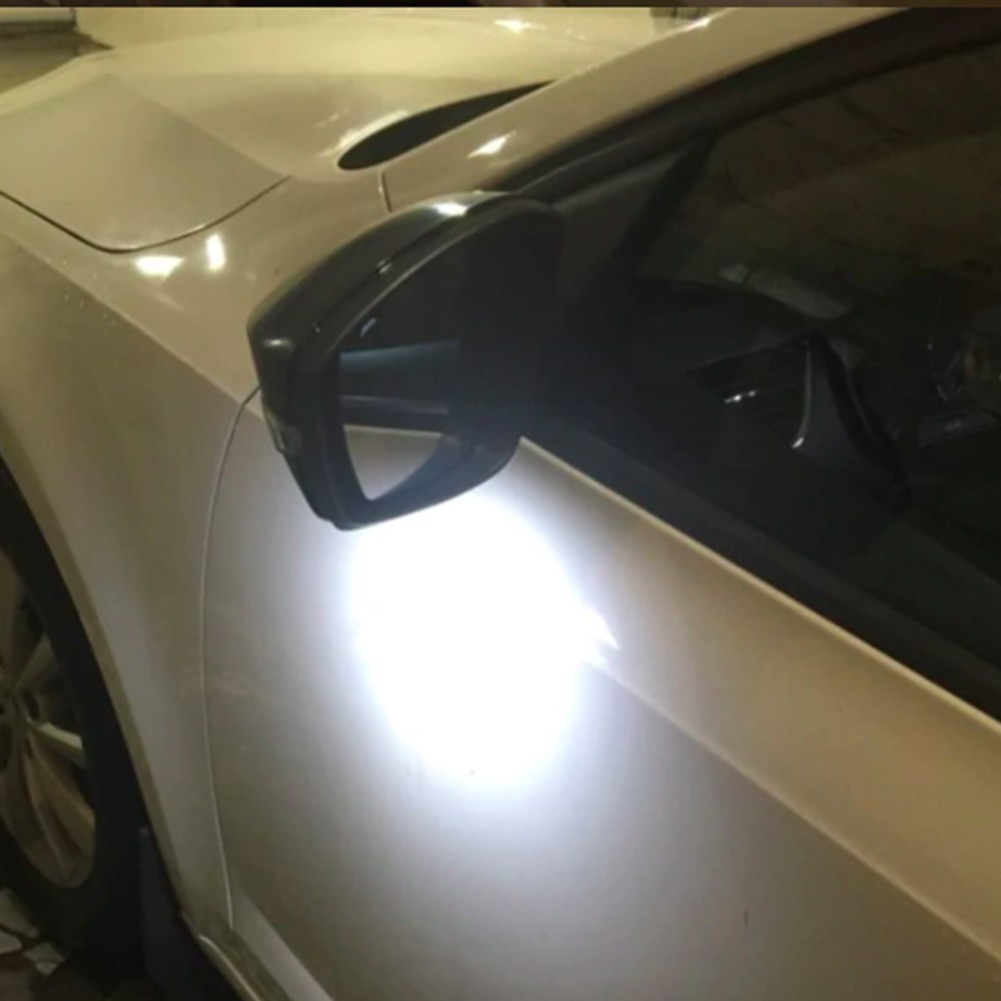 2x LED Side Mirror Puddle Lights For Skoda Octavia A5 A7 Superb MK2