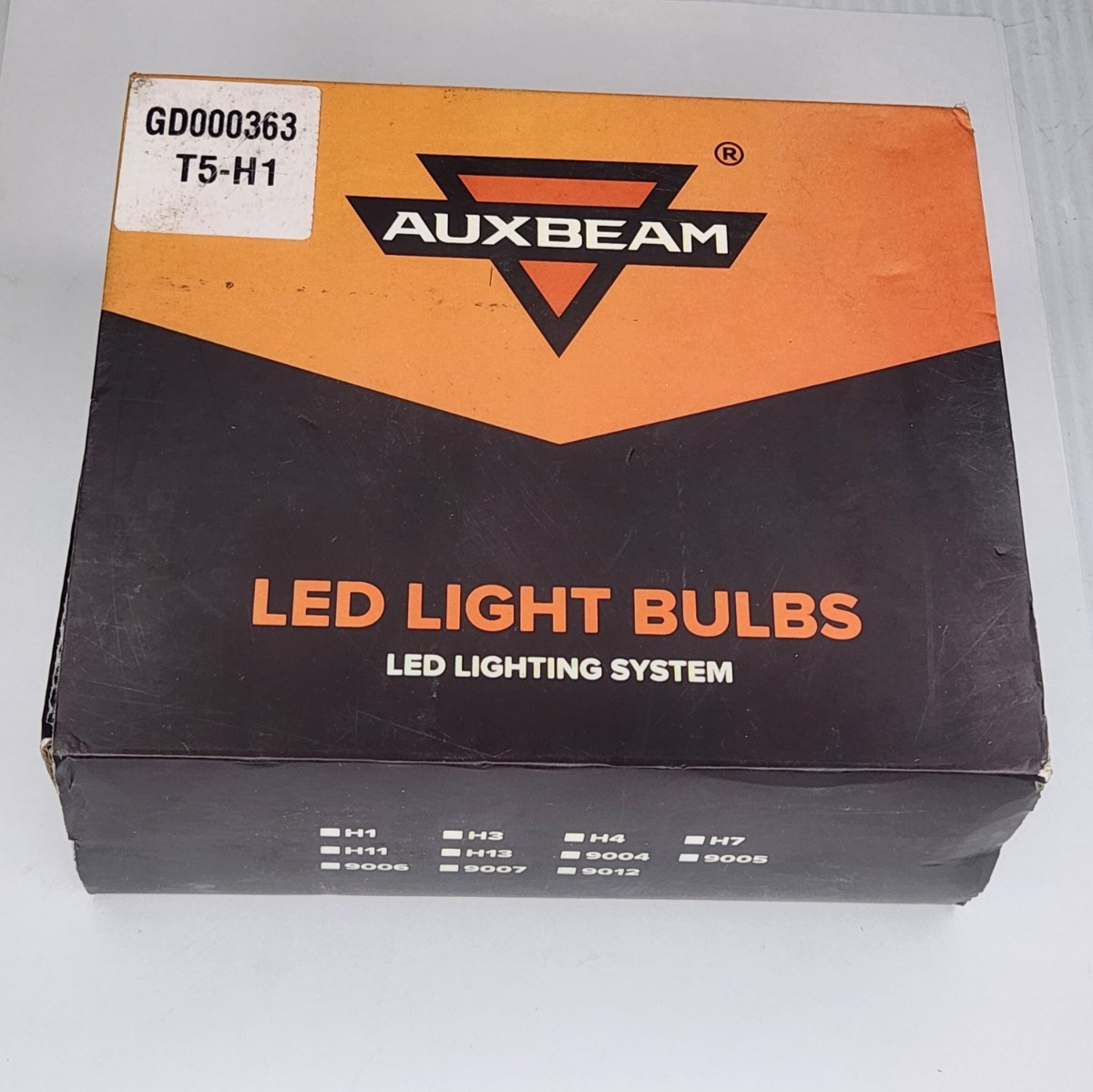AUXBEAM H1 LED Headlight Bulb Kit High Low Beam 25000LM Super Bright 6500K White