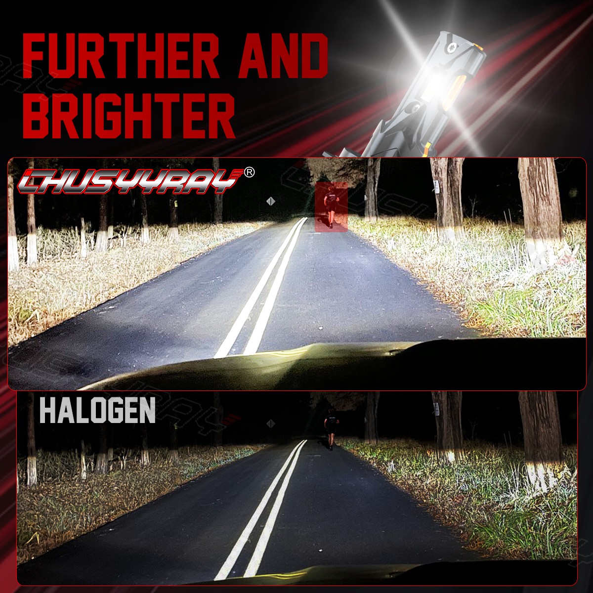 For BMW X5 2007-2013 LED Headlight Hi/Low Beam Fog Light Bulbs 6000K White Combo