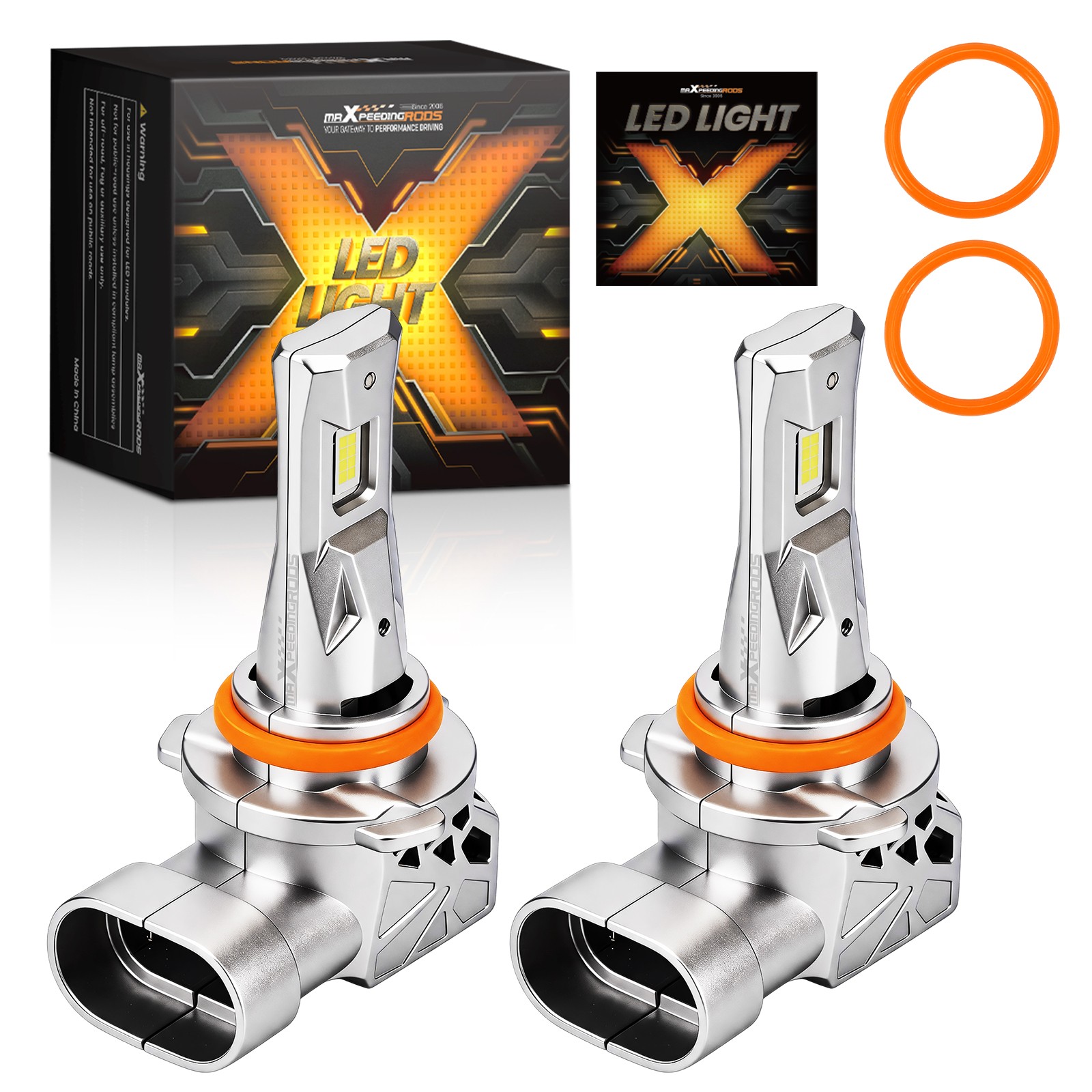 80000LM 9006 LED Headlight Bulb Low Beam Kit White Bright 6500K 35W 2pcs