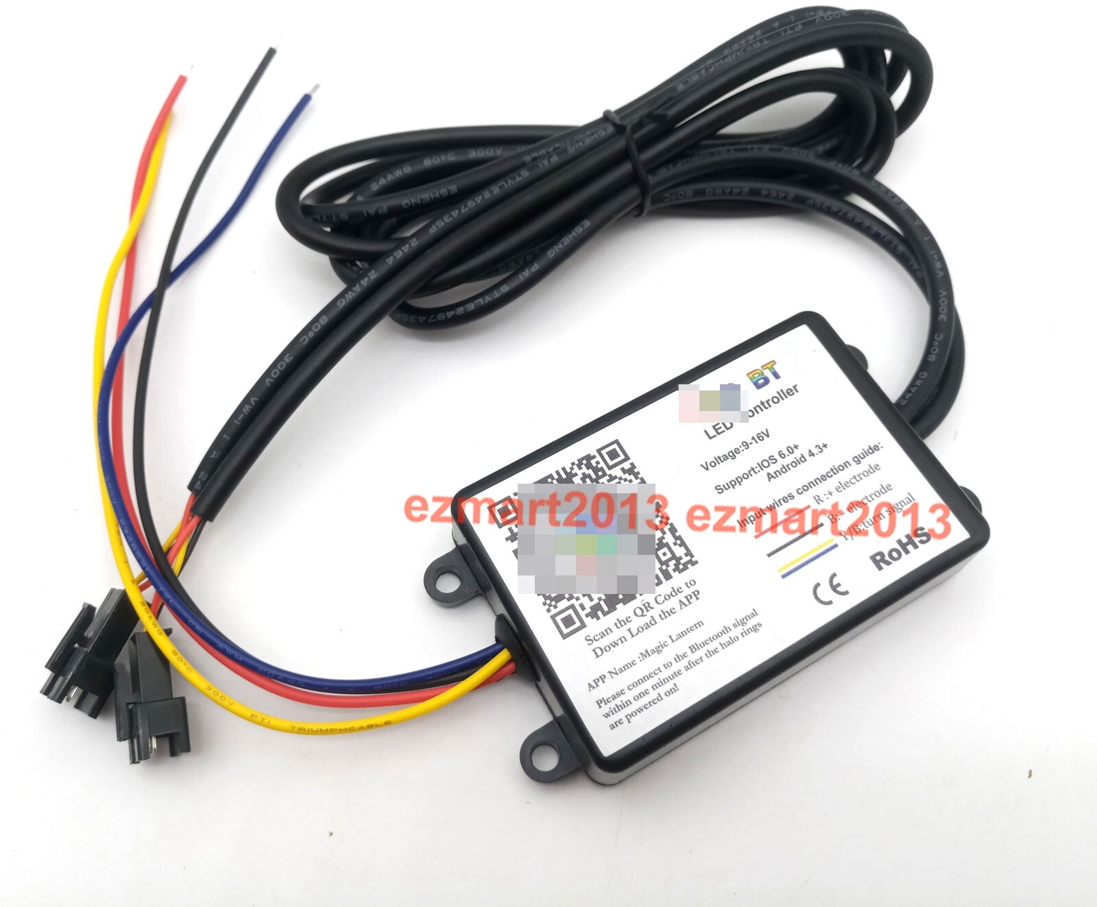 RGBW Dream color Flow series Chasing halo with Turn Signal Flash DRL Bluetooth
