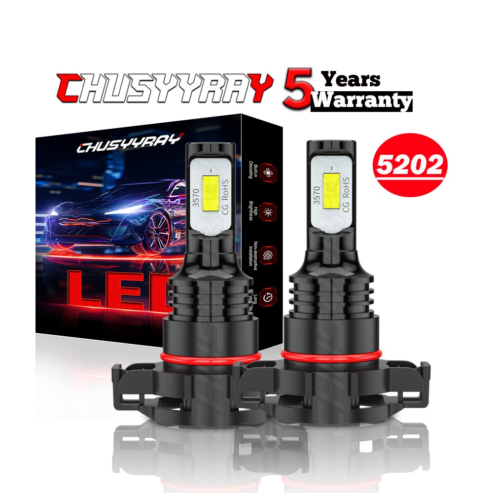 NEW 75W CSP LED Fog Lights For Chevy Tahoe 2007-2015 6000K White Bulbs Lamps