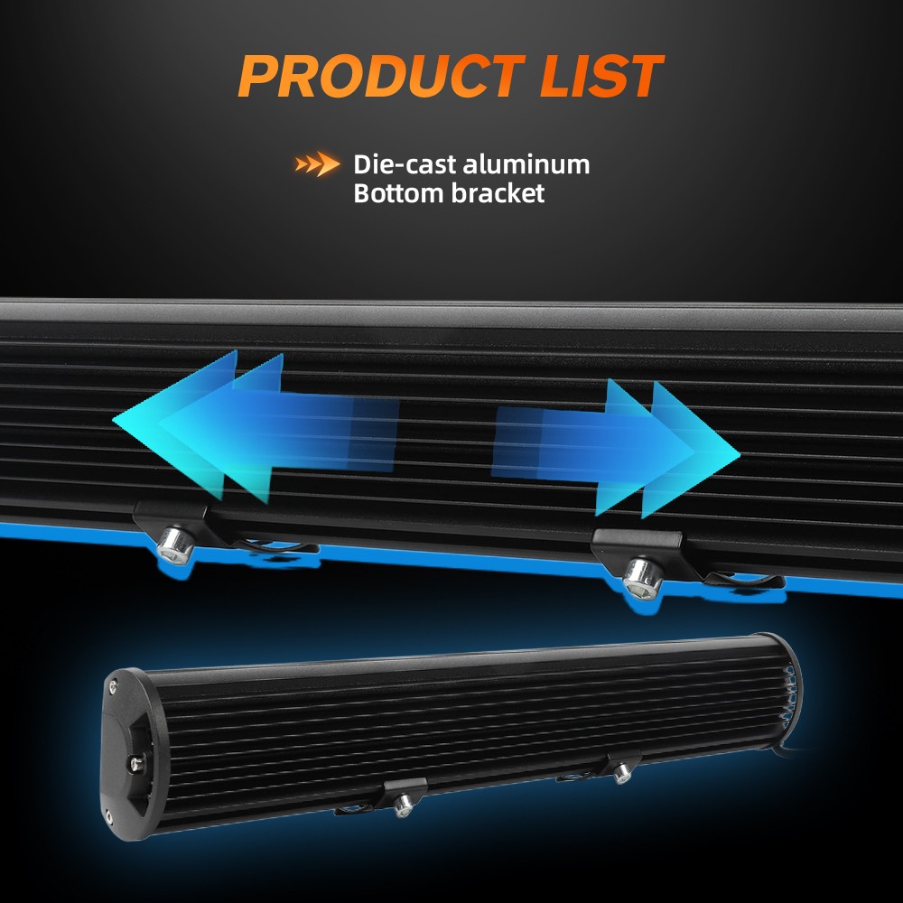 20″ Inch LED Light Bar Spot Flood Combo Work Driving Off Road SUV ATV Truck UTV