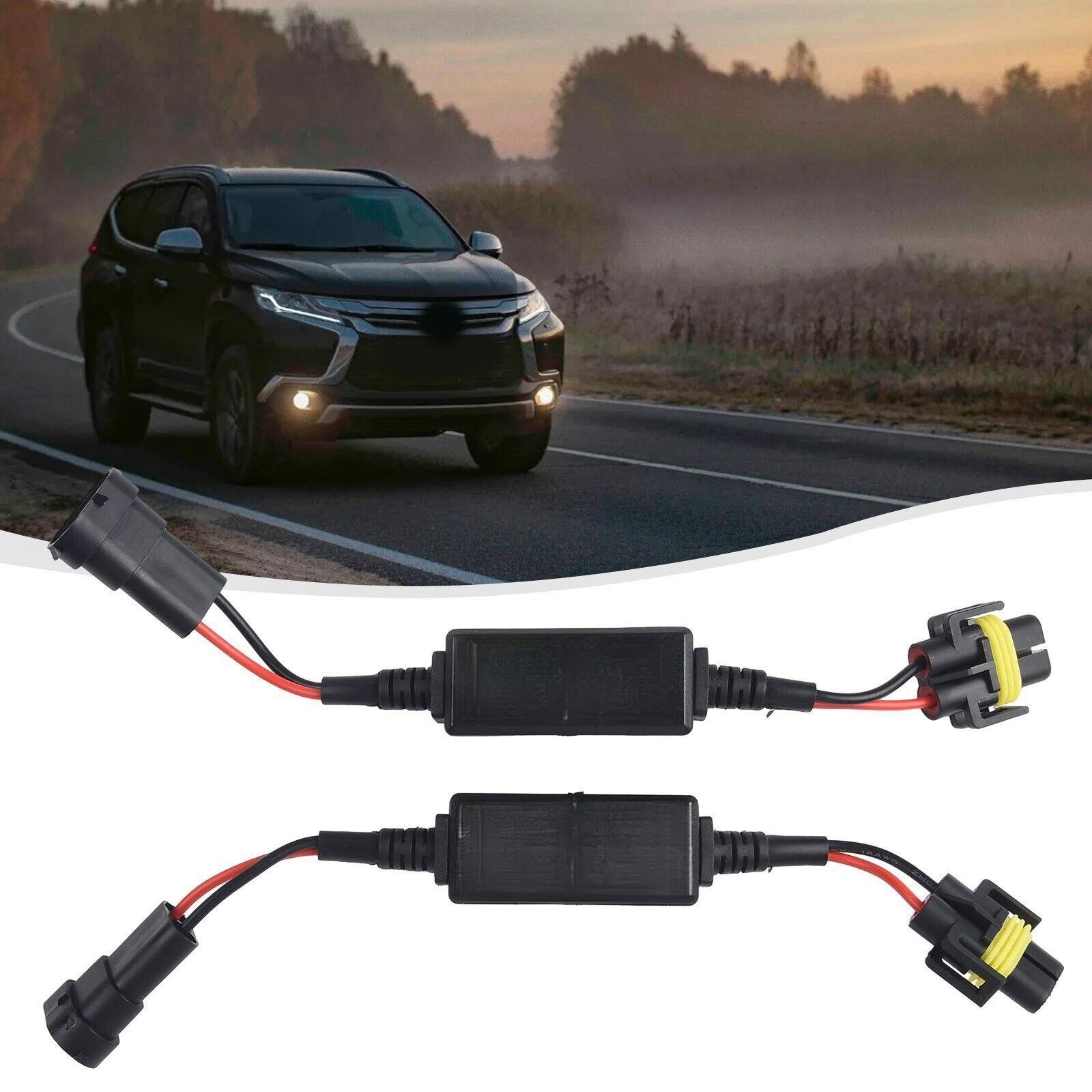 2Pcs Error Free LED Canbus Decoder For LED Car Headlight Bulb H8 H9 H11