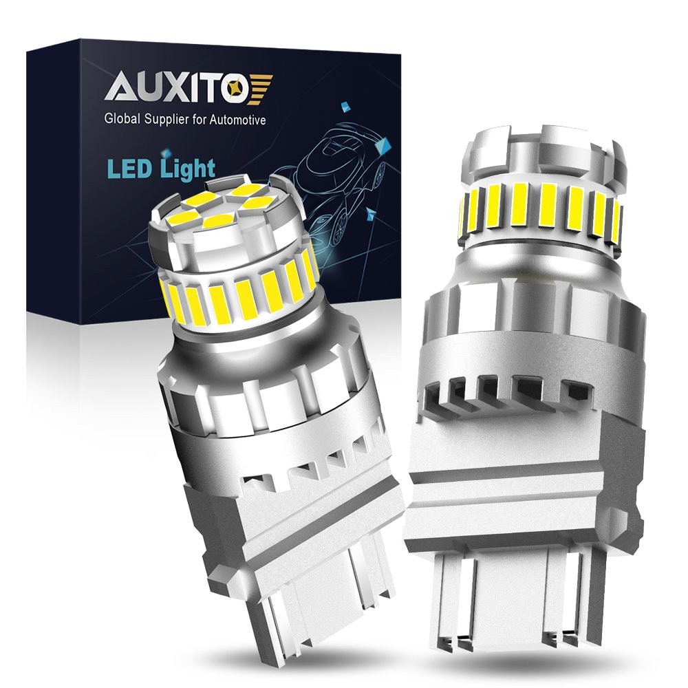 AUXITO 6500K White 3157 3156 LED Reverse Backup Light Bulbs 2400LM Super Bright