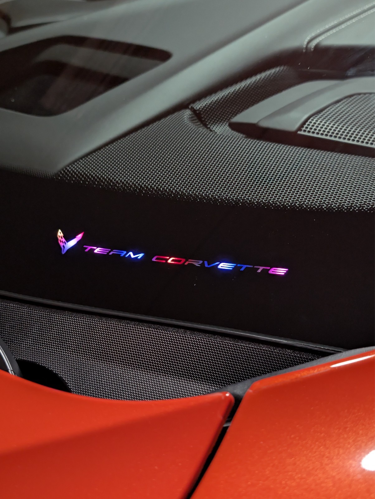 The Original C8 Corvette RGBW Team Corvette Windshield LED – Made in the USA!