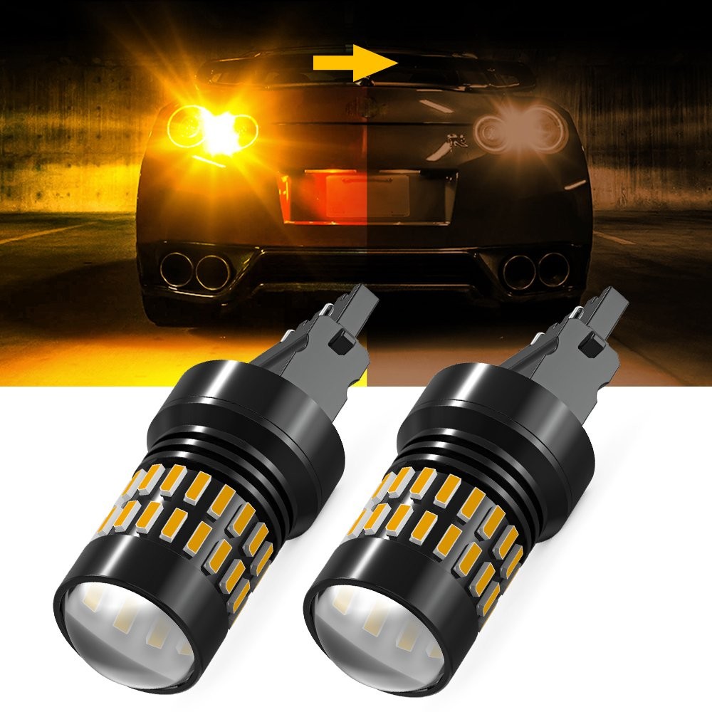 AUXITO 3157 3156 4157 Amber yellow LED Turn Signal Parking Light Bulb Error Free