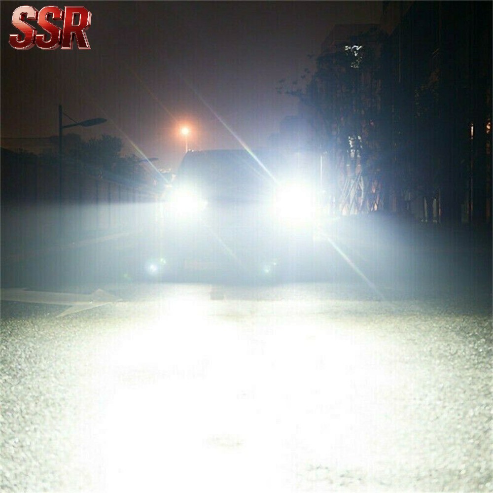 H11 9005 LED Headlight KIT Combo Bulbs 10000K High&Low Beam Super Bright White