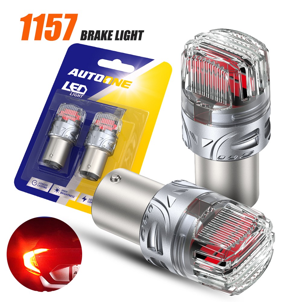 LED 1157 Brake Stop Tail Light Bulb Lamp Bright Red Replacement BAY15D 1000LM