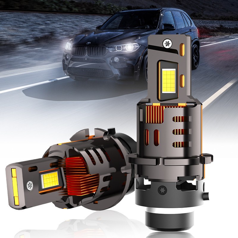 D2S D2R D2C LED Combo Headlight Kit Bulb 6000K Cool White High Low Beam Replace