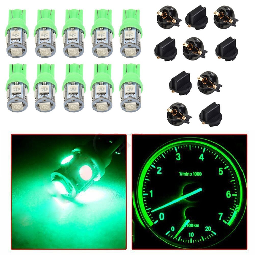 Replacement Car light socket 10pcs Plastic&LED Instrument Panel New High Quality