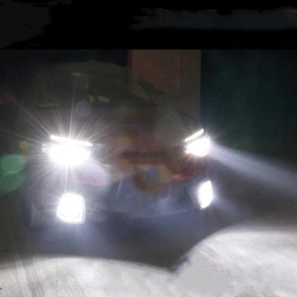 6x H7 H7 H11 For Kia Sedona 2015-2018 LED Headlight + Fog Light Bulbs White