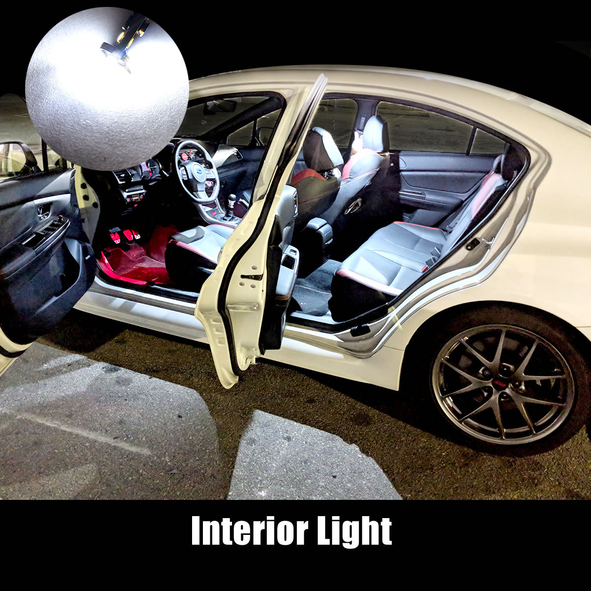 30x LED License Plate Interior Light Bulb T10 194 168 W5W 2825 White 6000K