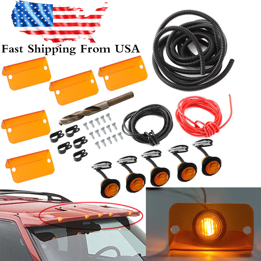 SUV LED Orange Amber LED Upgrade Kit! Includes New Lens Lenses + LEDs + Wiring