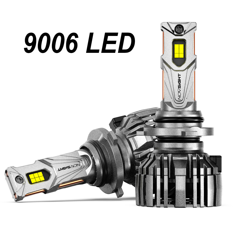 9005+9006 LED Headlights Kit Combo Bulbs 6500K High Low Beam Super White Bright