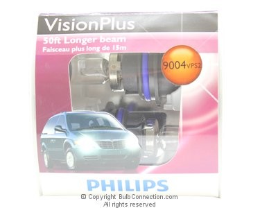 NEW Philips BC9734 9004 Vision Plus 2-Pack 9004VPS2