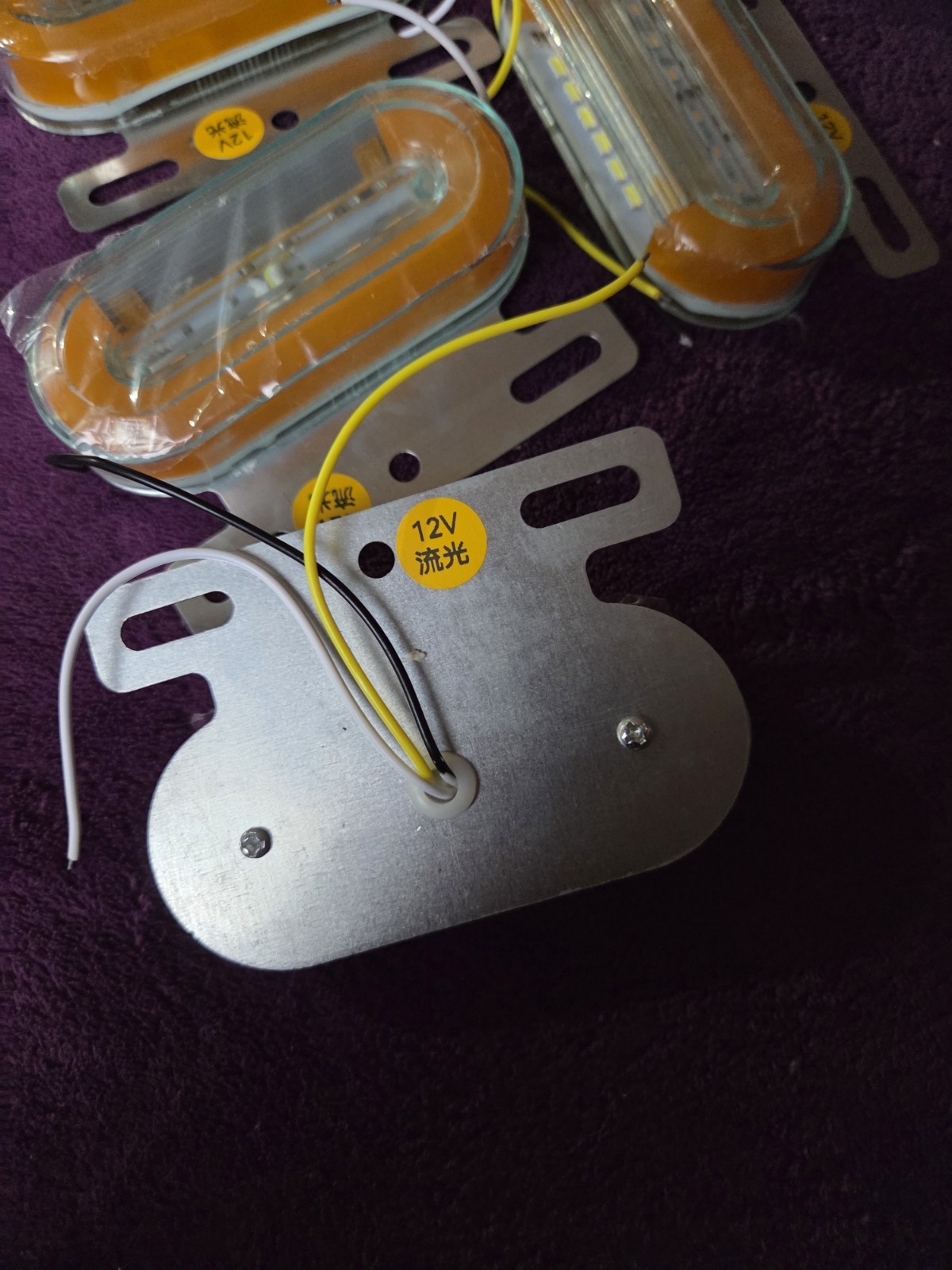 Four Suits 4 Pc Trailer Side Marker Lights 12V BNIB