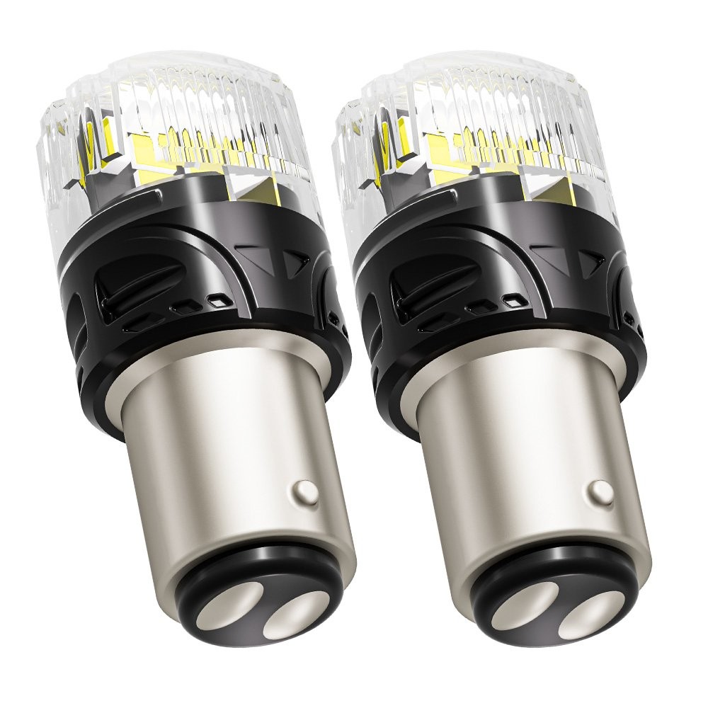 2Pcs 6500K White 1157 Bay15d 13SMD LED Car Truck Tail Brake Stop Light Bulb 12V