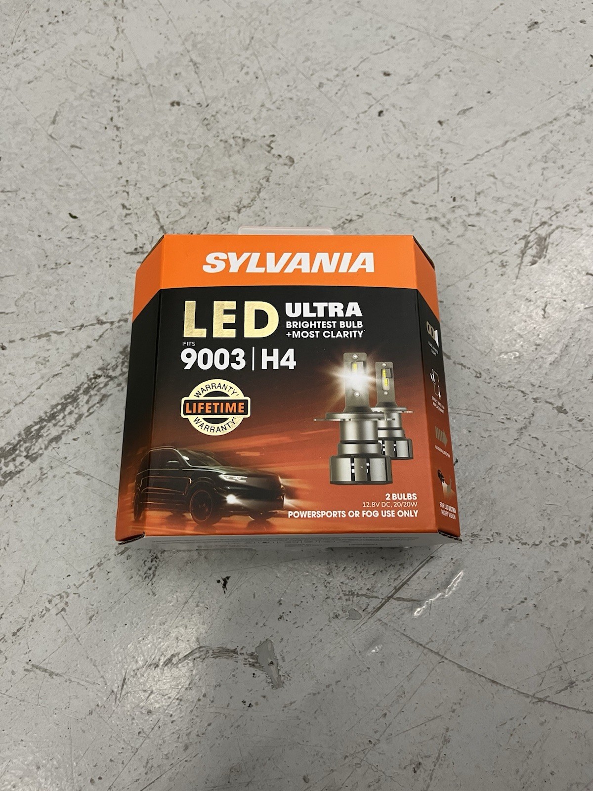 Sylvania 9003 H4 LED ULTRA Headlight Bulbs SUPER BRIGHT Lifetime Warranty NEW
