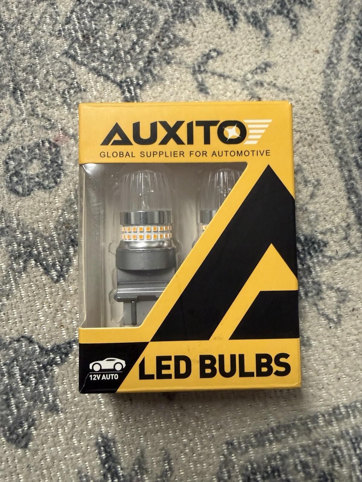Auxito 3157 LED Bulbs Amber Yellow Turn Signal Front/Rear Brand New