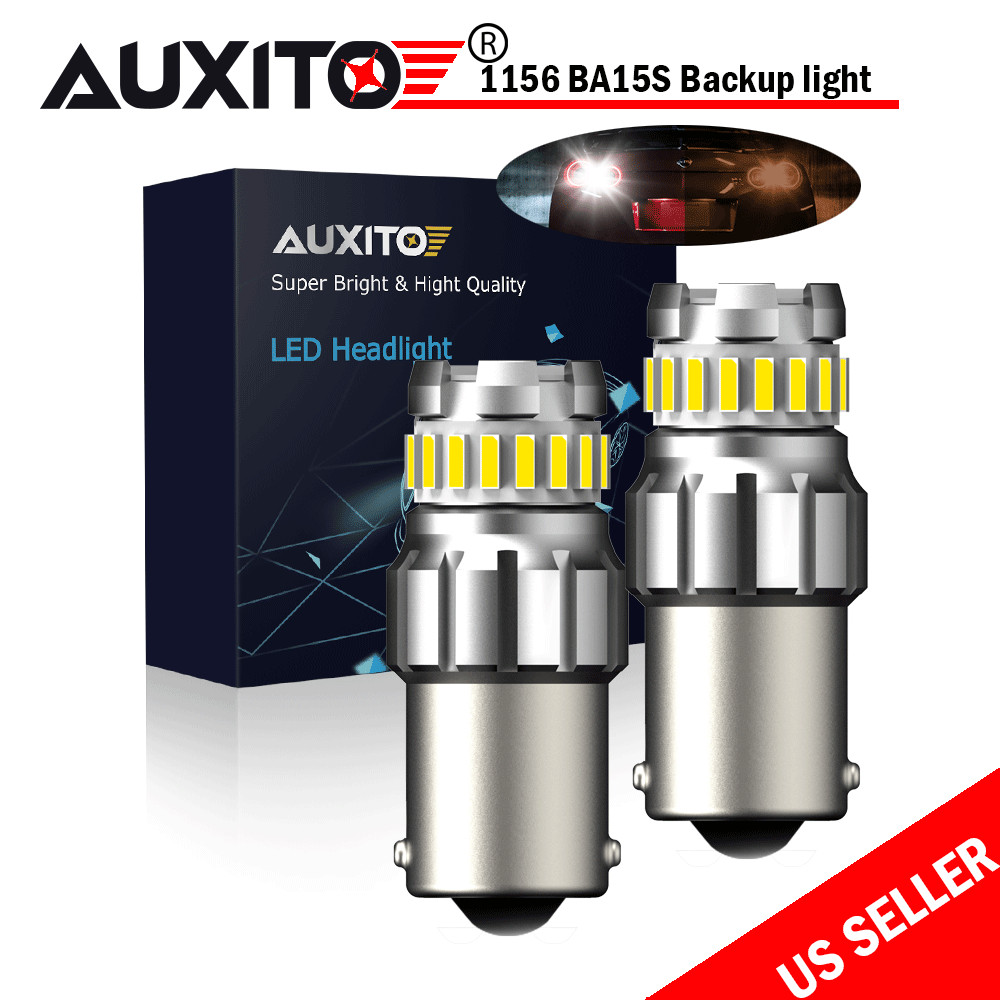 auxito CANBUS LED Turn Signal Light Bulb Anti Hyper Flash 1156 White/Red/Amber