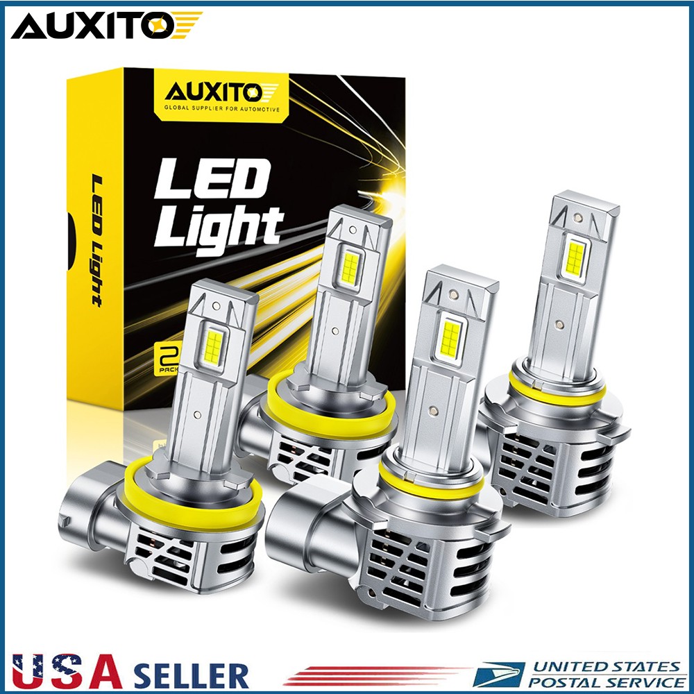 9005+H11 LED Combo LED Headlight 360000LM Light Bulbs Hi/Low Beam 6500K 4-40X