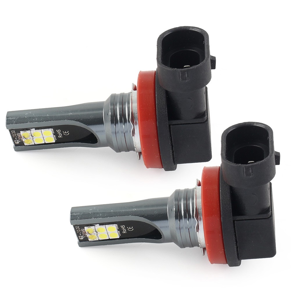 2Pcs 360 Degrees H11 LED Light Super Bright Bulbs White Light