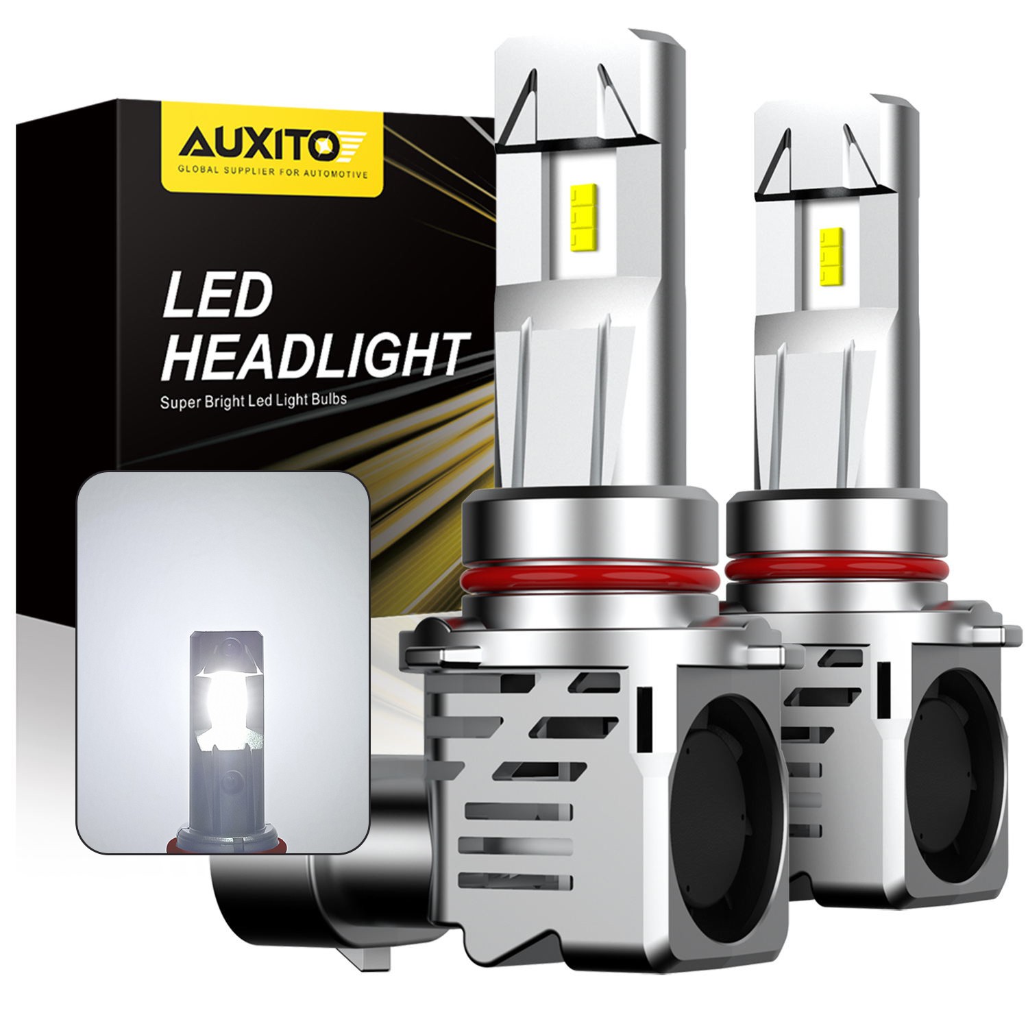 CANBUS 9005 LED Headlight Bright Bulbs HB3 Kit White 36000LM High/Low Beam M3 T