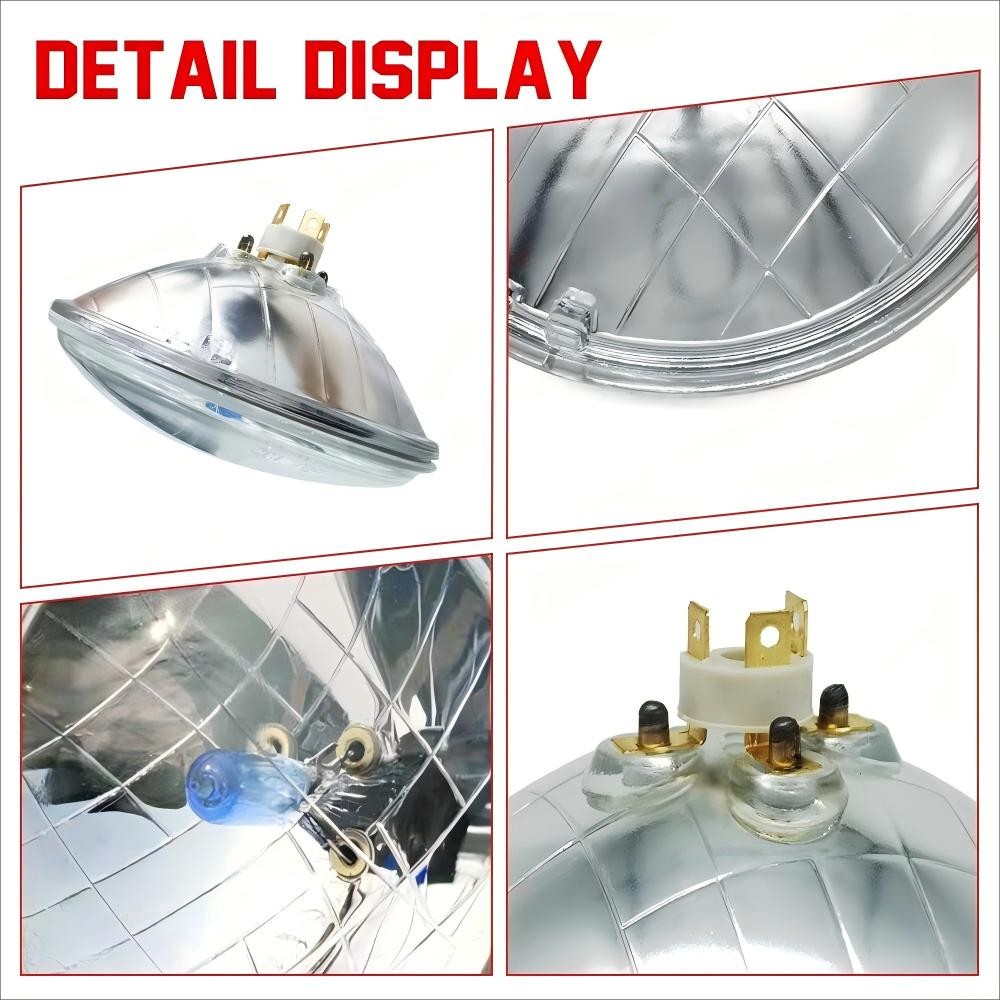4X 5.75″ 5-3/4″ Round Halogen Headlights for GMC C15/C1500 Pickup C2500 Suburban