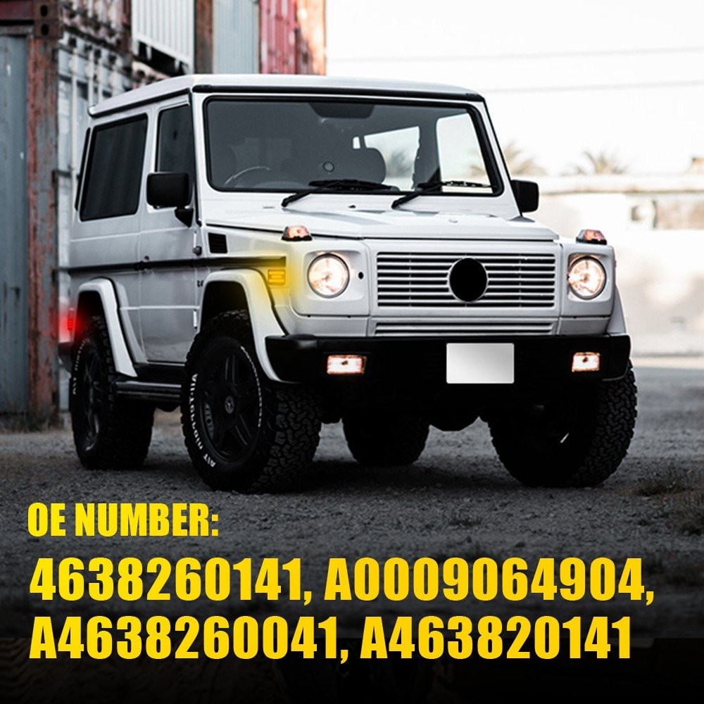 Rear Front LED Side Bumper Marker Set Light For 1999-2014 Mercedes-Benz G-Class