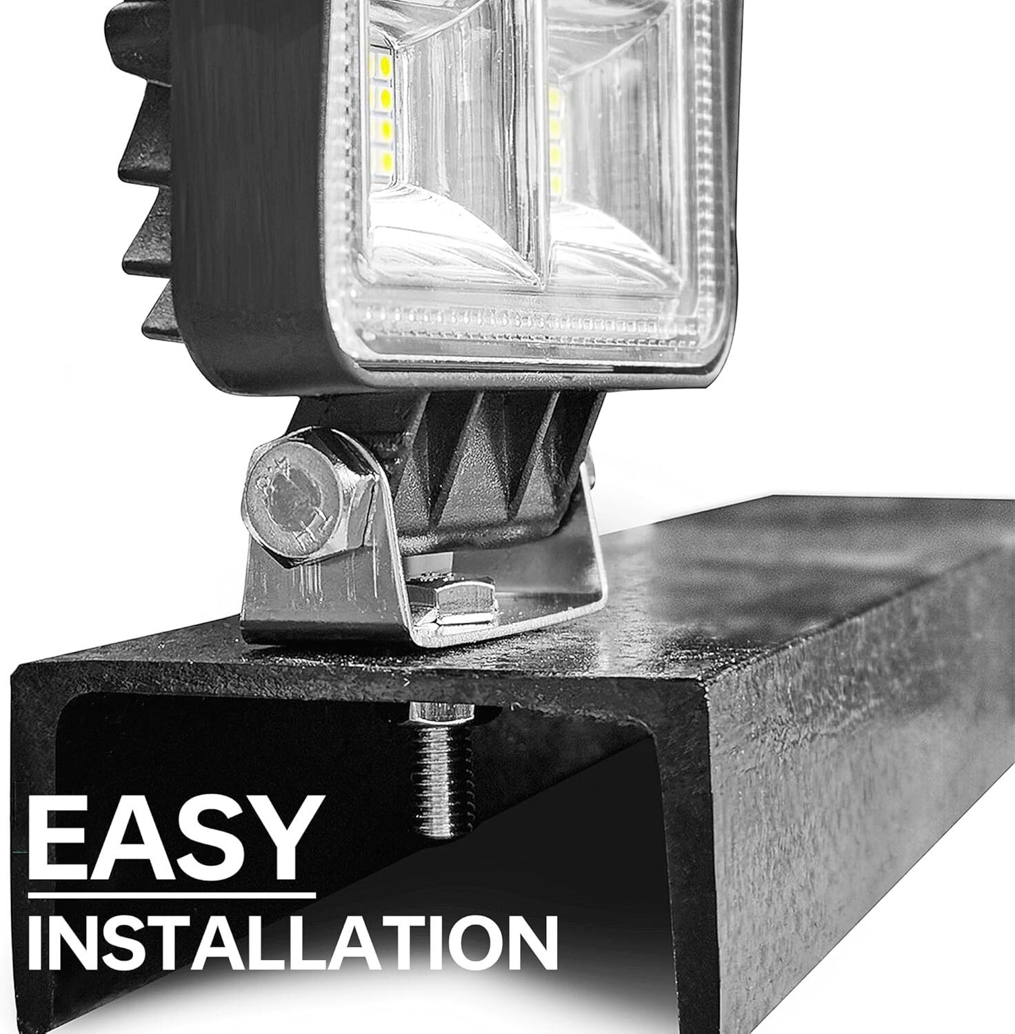 4Inch 48W Square LED Work Light 12V-24V Pods Flood Spot Lamp SUV Truck Off Road