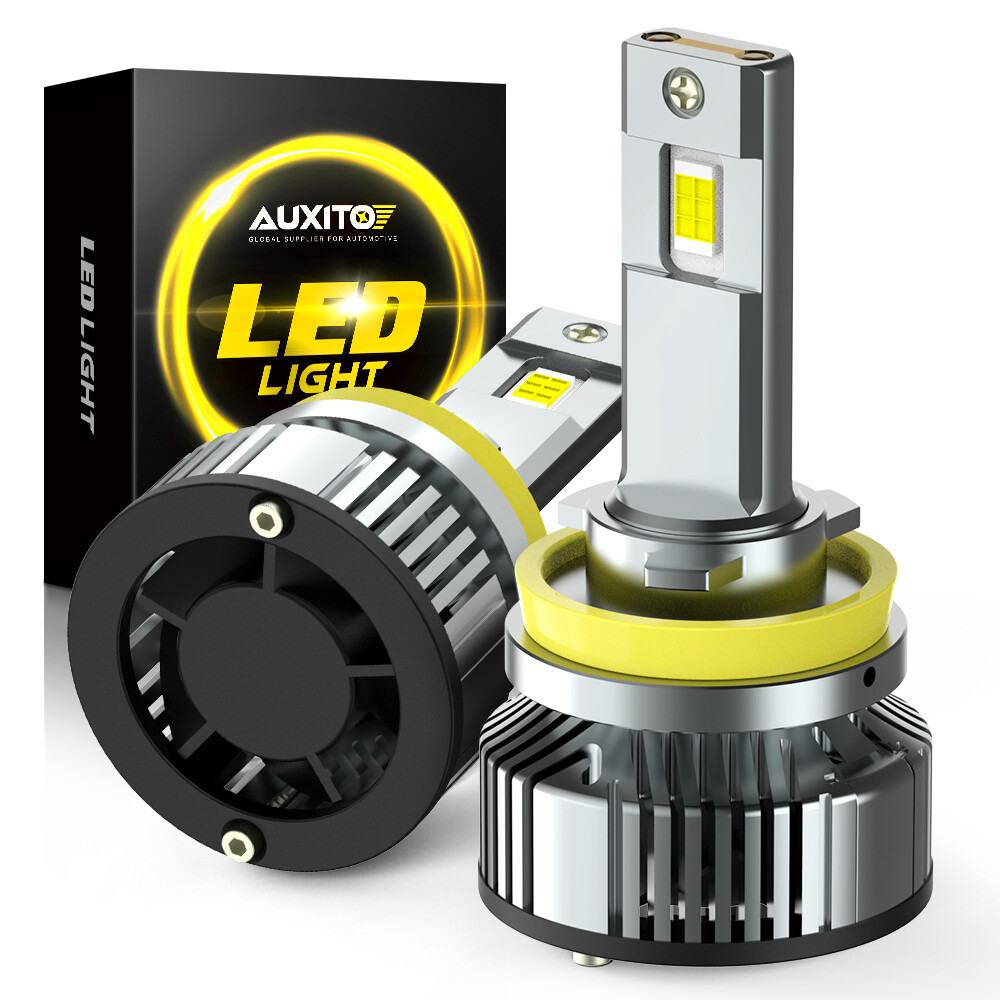 CANBUS Error Free High Low Beam H8 H11 H9 LED Headlight Headlamps 60000LM 2PCS