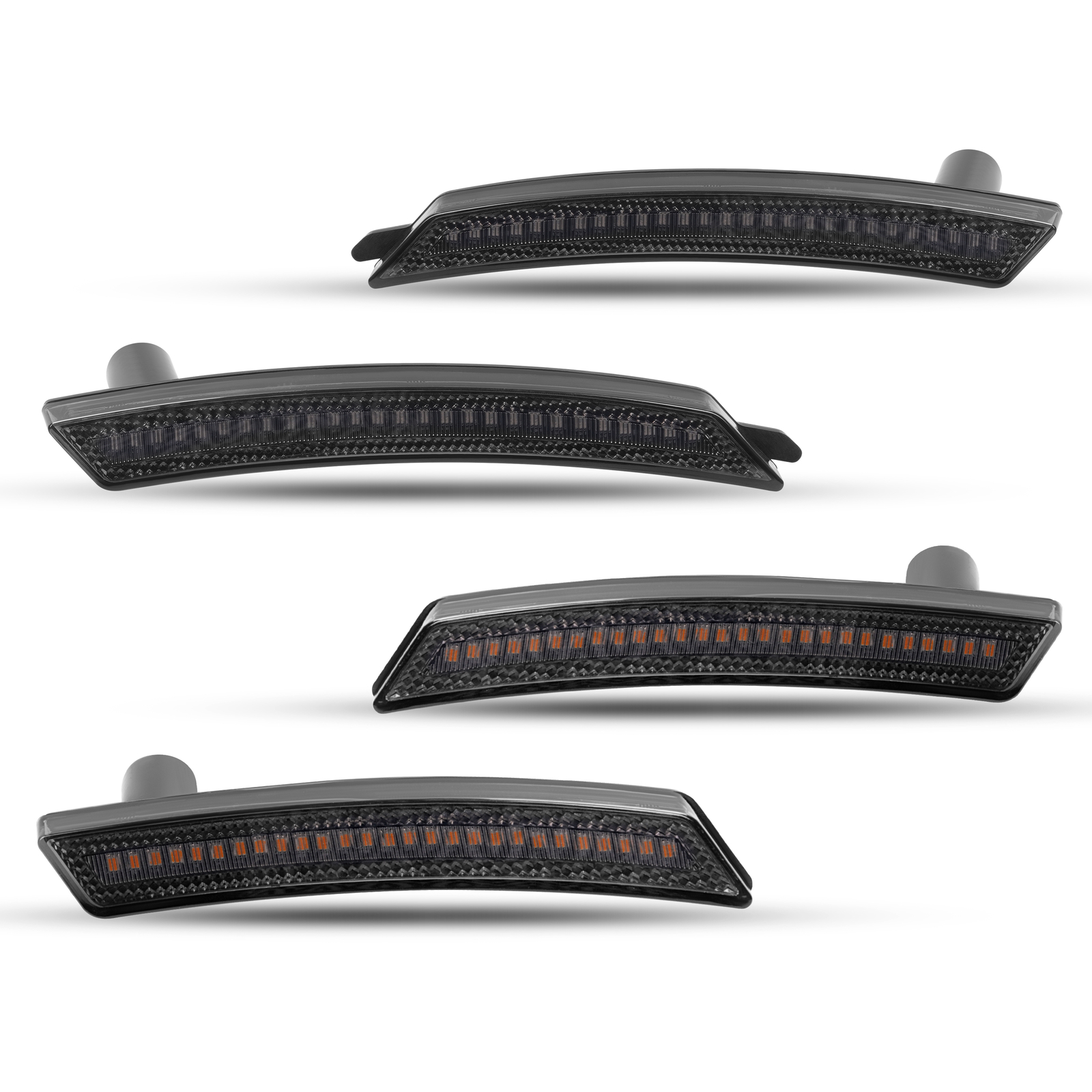 4PCS For Mini Cooper R55 R56 R57 R58 R59 R60 Front Rear LED Side Marker Lights