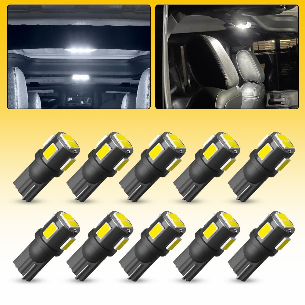 T10 194 W5W 168 5630SMD LED Interior Light Bulbs Super Bright Canbus Xenon White