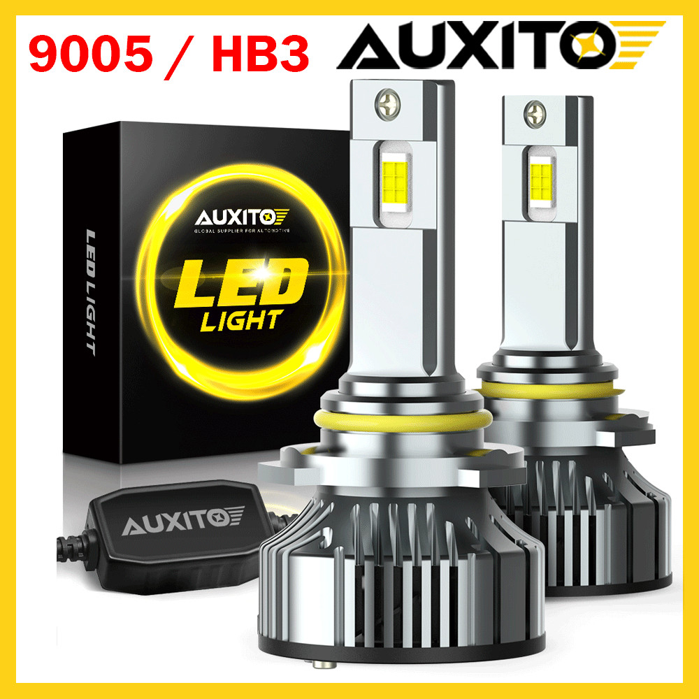 9005 Front LED Headlight Super Bright Bulbs Kit White 40000LM High/Low Beam HB3