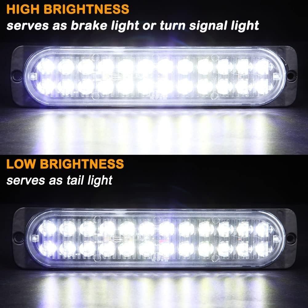 High Visibility 7.5-Inch LED Reverse Lights – Aluminum Housing, Water-Resistant