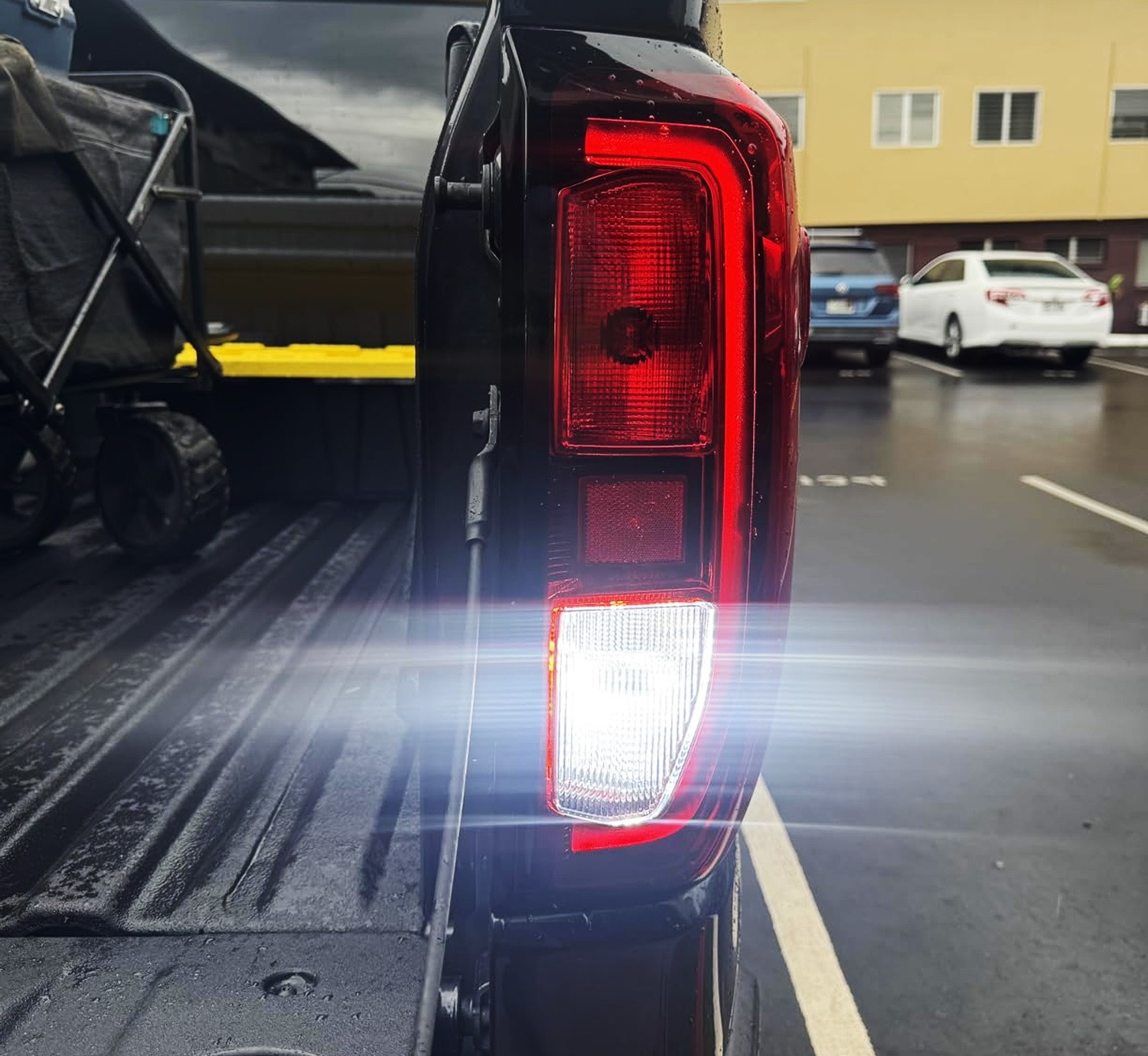 White 10-SMD 912 921 W16W LED Backup Reverse Lights For Chevy 2014-up Silverado