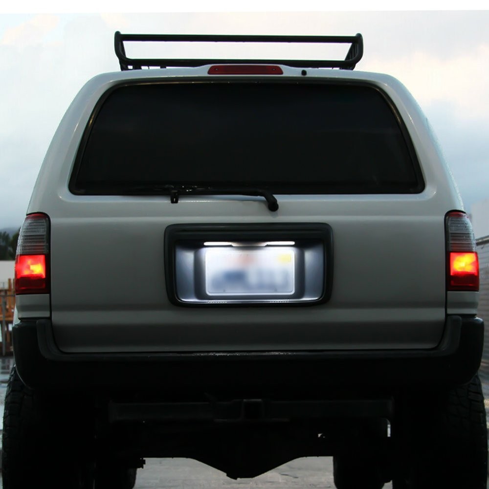 For 96-22 Toyota 4Runner/01-22 Sequoia SMD LED White License Plate Light BRIGH