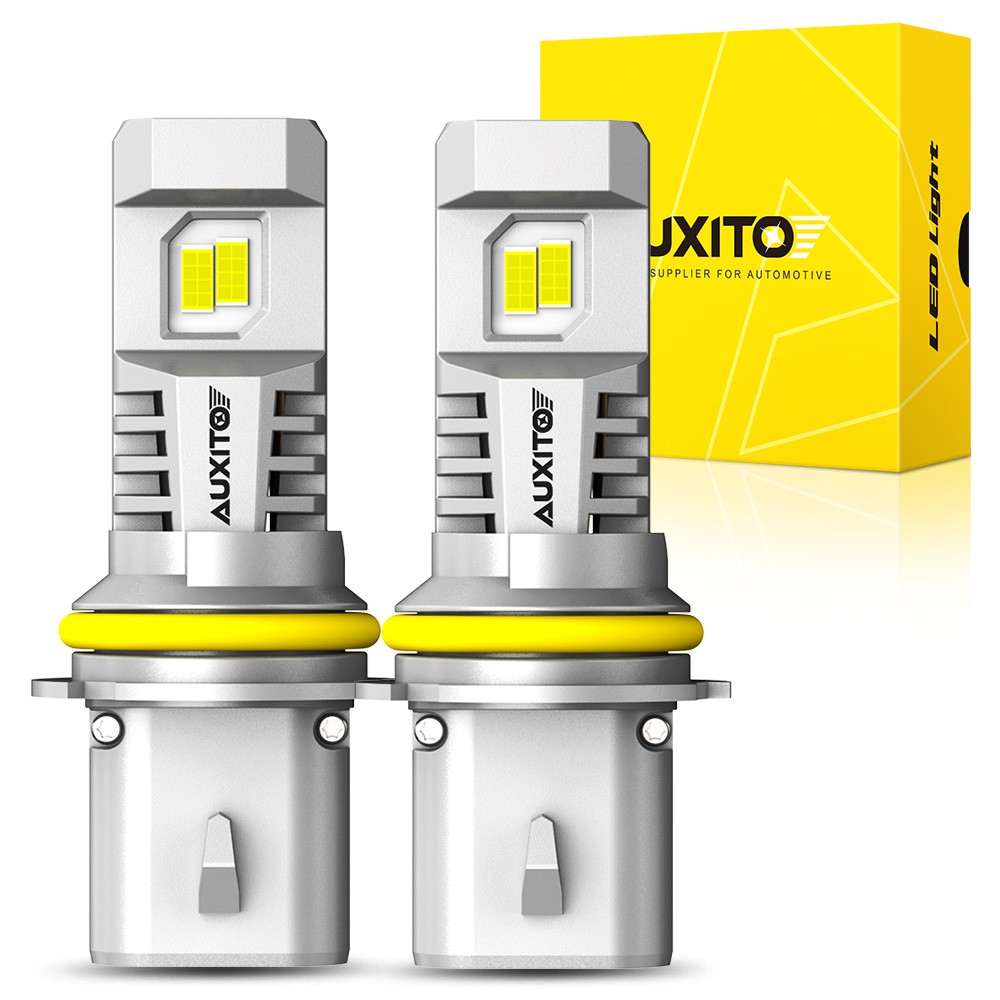 2x AUXITO 9007/HB5 LED Headlight Bulb Kit 6500K White High Low Beam Light Bright