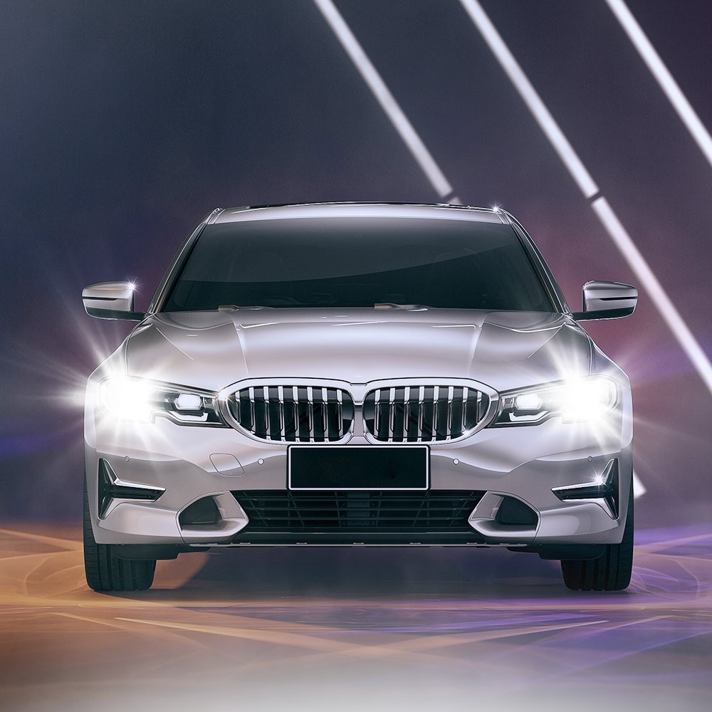 9005+9006 LED Combo COB LED Headlight Kit 30000LM Light Bulbs Hi/Low Beam 6500K