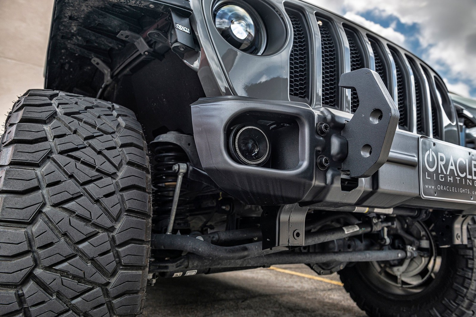 ORACLE High Power 20W LED Halo Fog Lights Dynamic ColorSHIFT fits Jeep JK/JL/JT