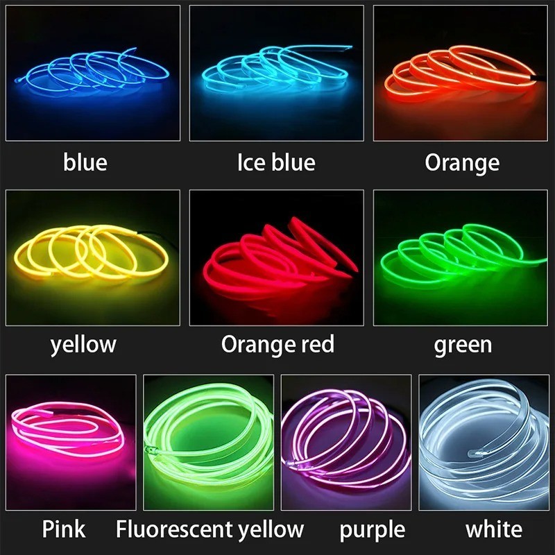 RGB LED Light Strip for Cars, Interior Ambiance Decoration for Auto