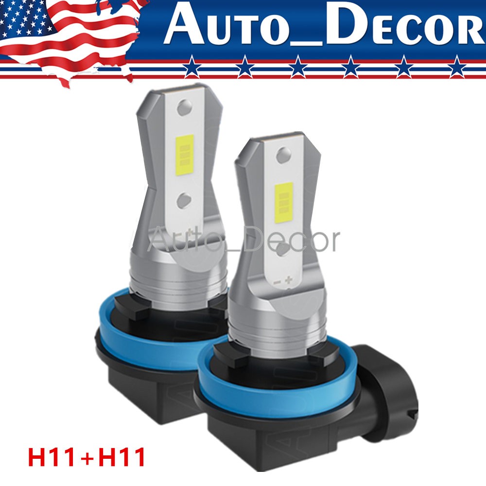 H11 LED Headlight Super Bright Bulbs Kit 6500K White 1200000LM High/Low Beam