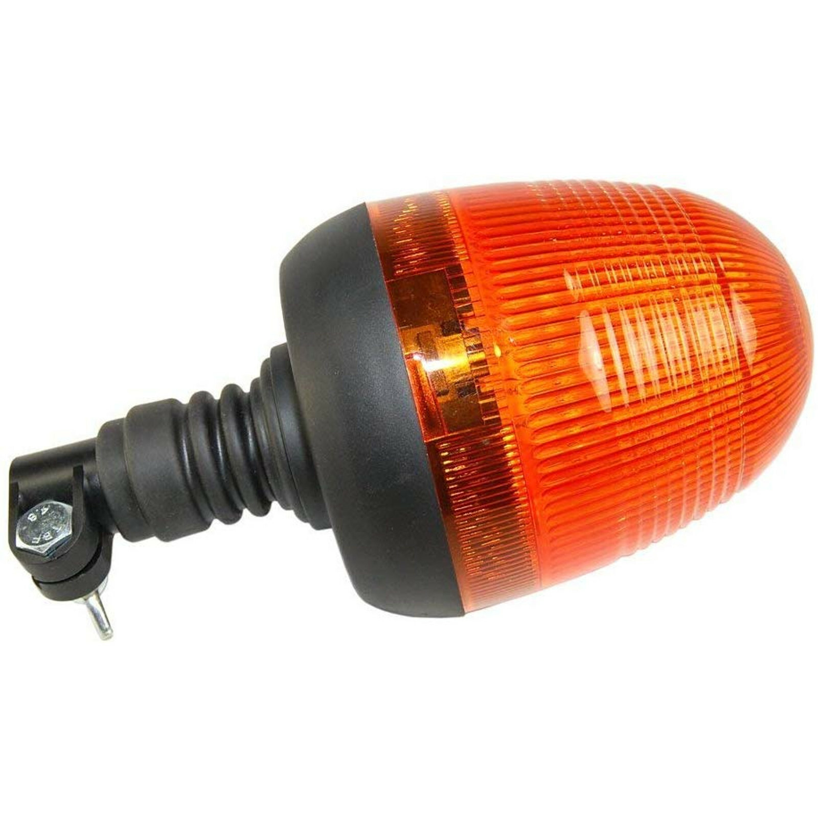 HQRP Amber Mini Beacon 60 LEDs SMD5050 Strobe Light 12V 360 Degrees Flash Lamp