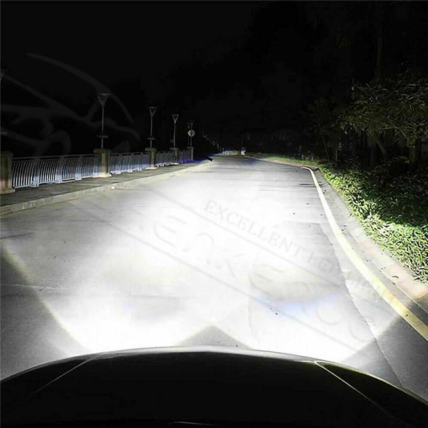 4x Combo 9005 9006 LED Headlight Bulb 360 Degree Adjustable Highlight Series