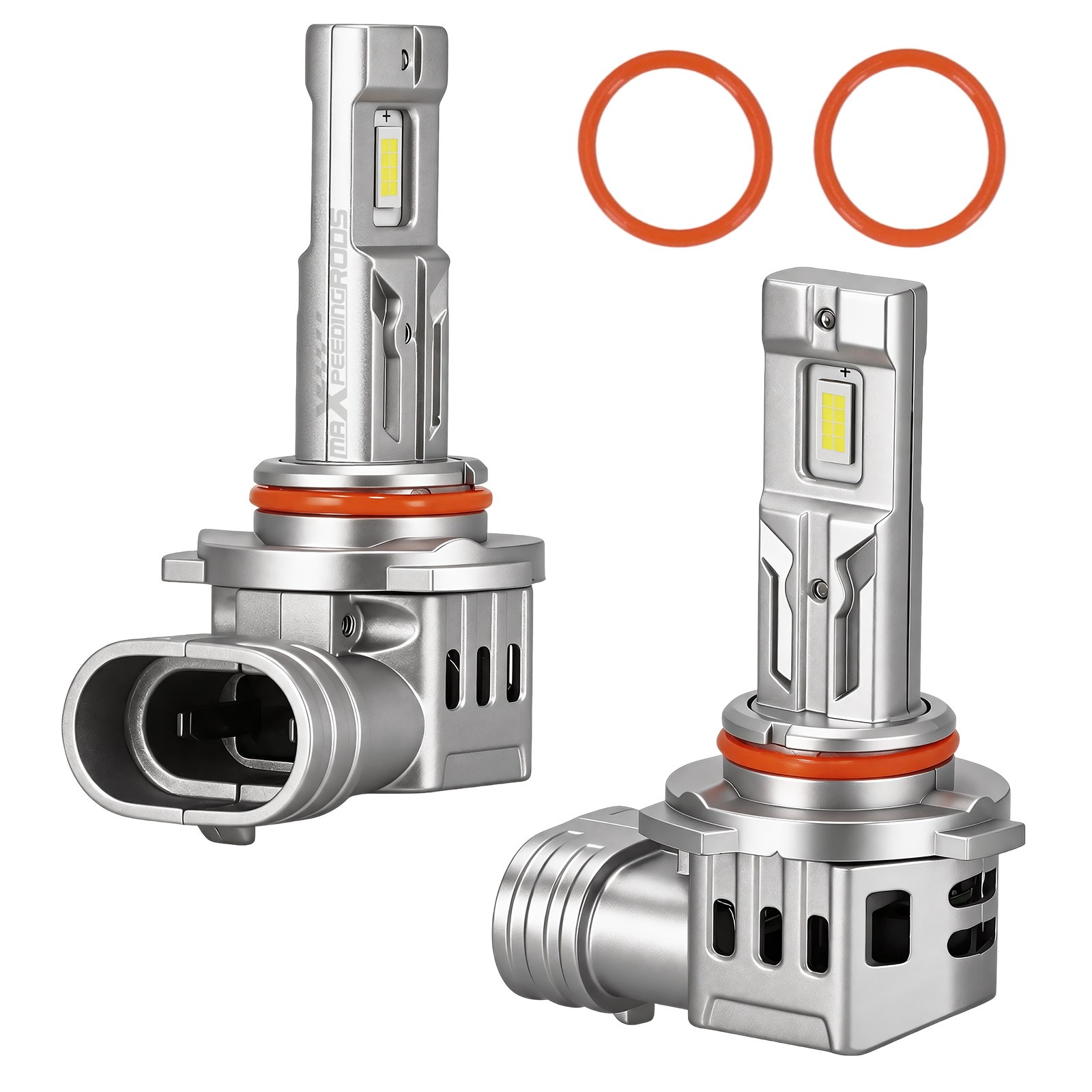 28W 28000LM LED Light Bulbs Halogen 1:1 Design Aluminum Body 2Pcs High Beam