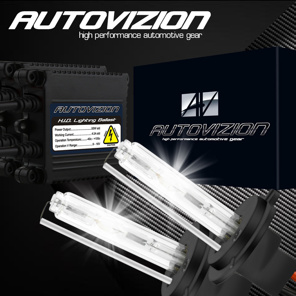 HID Xenon 55W Headlight Conversion KIT H1/H3/H4/H7/H11/9005/9006/880/881/9004/7