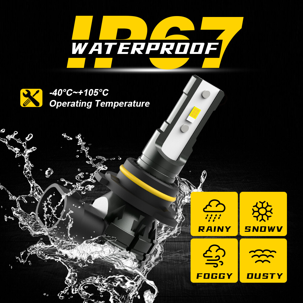 LED Headlight High Low Beam Fog Light White Bulbs For 2001 2002-2005 Toyota RAV4