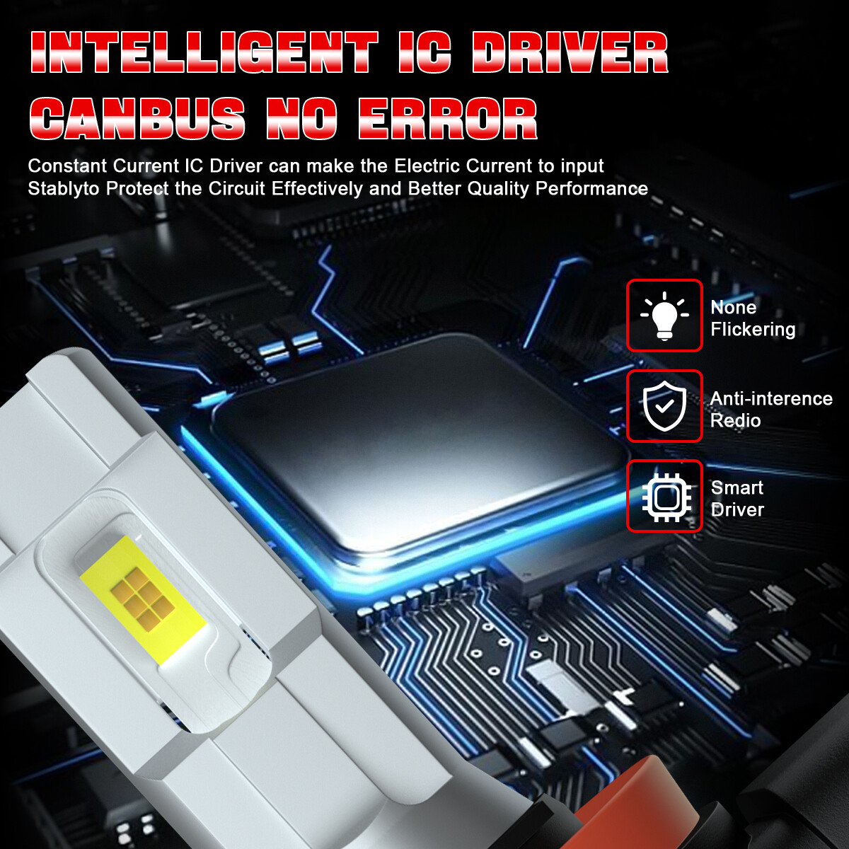2 Bright Error free H11 LED projector Fog Light bulb For BMW E90 325 328 335i