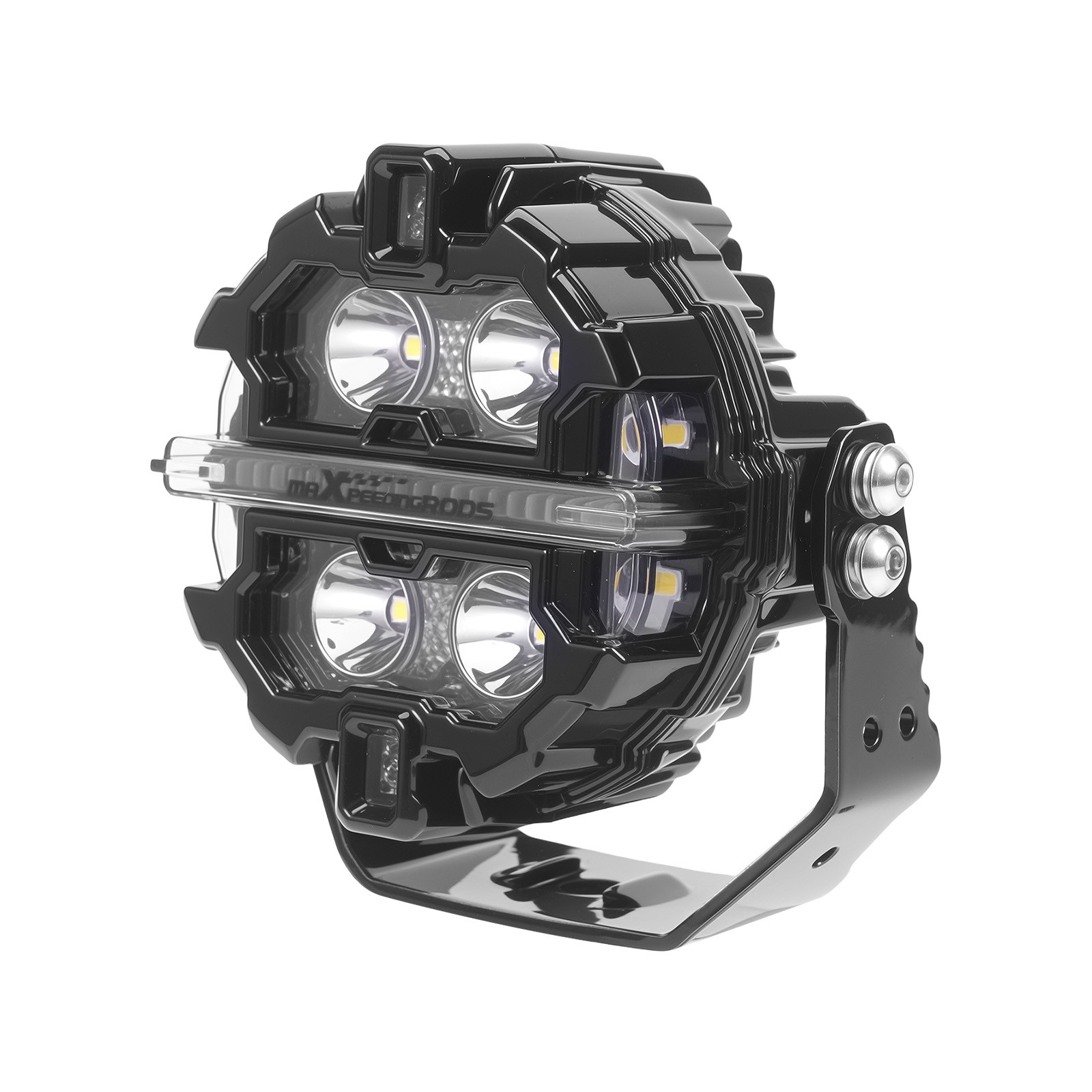 LED Driving Lights 3.5inch 160W Spot Beam RGB Pods DRL White Amber IP68 19200LM